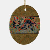 Chinees drakensymbool Antiek Aziatisch Keramisch Ornament (Rechts)