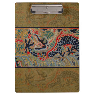 Chinees drakensymbool Antiek Aziatisch Klembord