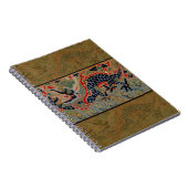 Chinees drakensymbool Antiek Aziatisch Notitieboek (Rechterzijde)