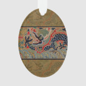 Chinees drakensymbool Antiek Aziatisch Ornament (voorkant)