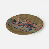 Chinees drakensymbool Antiek Aziatisch Papieren Bordje (Gekanteld)