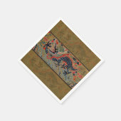Chinees drakensymbool Antiek Aziatisch Servet (Hoek)
