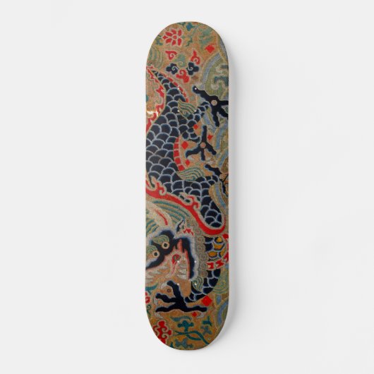 Chinees drakensymbool Antiek Aziatisch Skateboard (Voorkant)