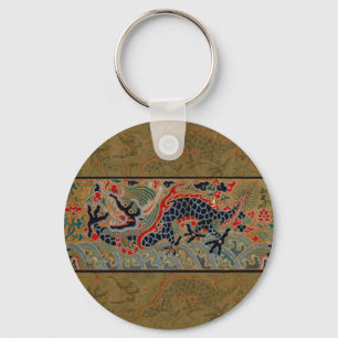 Chinees drakensymbool Antiek Aziatisch Sleutelhanger