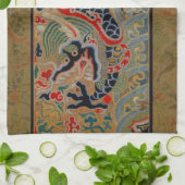 Chinees drakensymbool Antiek Aziatisch Theedoek (Gevouwen)