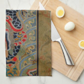 Chinees drakensymbool Antiek Aziatisch Theedoek (Quarter Fold)