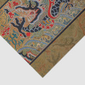 Chinees drakensymbool Antiek Aziatisch Tissuepapier (Detail)