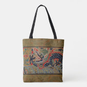 Chinees drakensymbool Antiek Aziatisch Tote Bag (Achterkant)