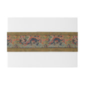 Chinees drakensymbool Antiek Aziatisch Uitnodigingen Wikkel (Achterkant Voorbeeld)