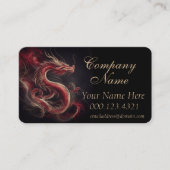 Chinees drakenVisitekaartje Visitekaartje (Voorkant)