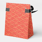 Chinees Dubbel Geluk Bruiloft Goud Rood Fa Bedankdoosjes (Achterkant)