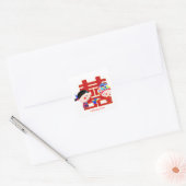 Chinees Dubbel Geluk Sticker Blad (Envelop)