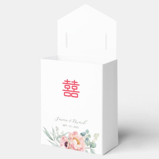 Chinees dubbelgeluk Weddenschap Bedankt Bedankdoosjes (Geopend)