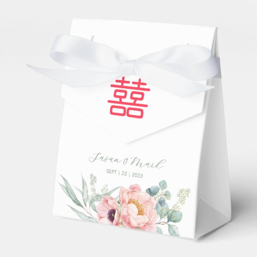 Chinees dubbelgeluk Weddenschap Bedankt Bedankdoosjes (Voorkant Zijde)