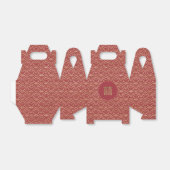 Chinees Dubbelgeluk Weddenschap Gold Red Gable Bedankdoosjes (Uitgevouwen)
