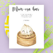 Chinees dumpling - Momosa bar Poster