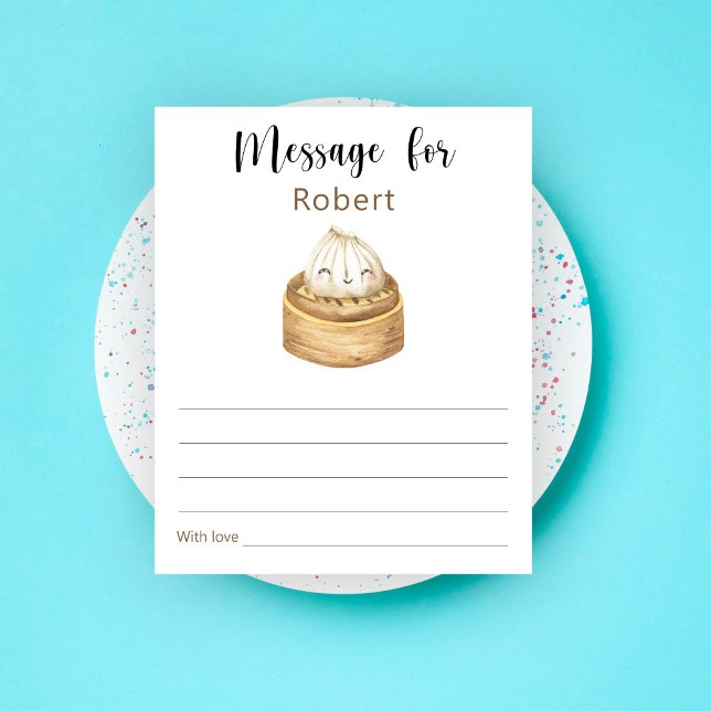 Chinees dumpling verjaardag tijd capsule bericht (Creator heeft geüpload)