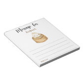 Chinees dumpling verjaardag tijd capsule bericht notitieblok (Schuin)