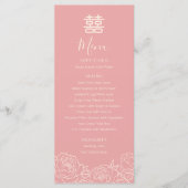 Chinees elastisch dubbeldeksdennenhuwelijk menu (Voorkant)