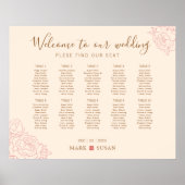 Chinees Elegant Bruiloft Welkomstkaart Poster (Voorkant)