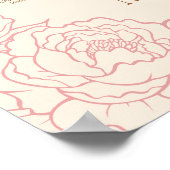 Chinees Elegant Bruiloft Welkomstkaart Poster (Hoek)