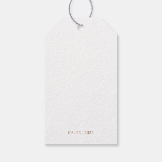 Chinees Elegant Pioen Dubbel Geluk Bruiloft Label Cadeaulabel (Achterkant)