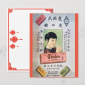 -Chinees en Shanghai-vrouw van 1920 Briefkaart (Voorkant / Achterkant)