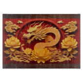 Chinees en Vietnamees Houten Drakenjaar 2024 CB Snijplank (Voorkant)