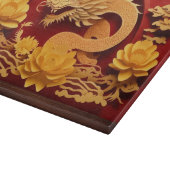 Chinees en Vietnamees Houten Drakenjaar 2024 CB Snijplank (Hoek)