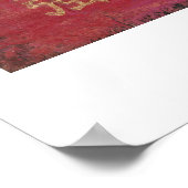 Chinees energiehandje poster (Hoek)