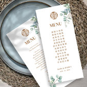 Chinees Engels Eucalyptus Dubbel Geluk Menu