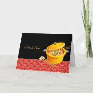 Chinees eten bedankt