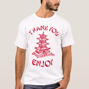 Chinees eten Dank je wel T-shirt