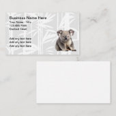 Chinees eten Koala Beer Theme Visitekaartjes (Voorkant / Achterkant)