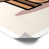 Chinees eten - Kunstdruk Poster (Hoek)