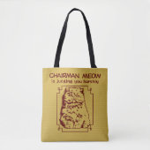 Chinees eten Takeout Grumpy Kat Sarcastische zin Tote Bag (Voorkant)