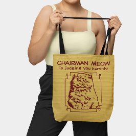 Chinees eten Takeout Grumpy Kat Sarcastische zin Tote Bag