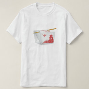 Chinees eten uit shirt