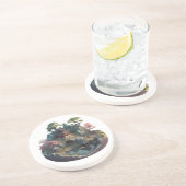 Chinees Fantasy 3D Landscape Sandstone Onderzetter (Zijkant)