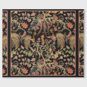 Chinees flauwekpatroon met mooie vogels cadeaupapier (Vlak)