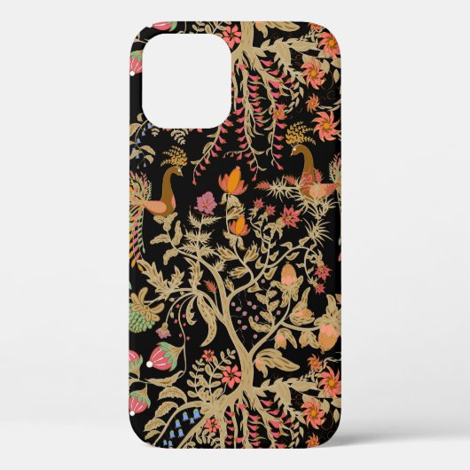 Chinees flauwekpatroon met mooie vogels Case-Mate iPhone case (Achterkant)