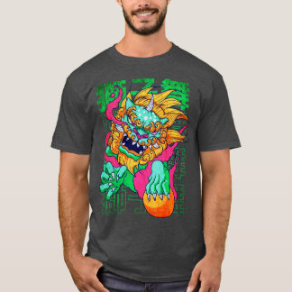 Chinees Foo Fu Hond Guardian Lion Shishi T-shirt