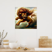 Chinees foo lion (14) poster (Keuken)