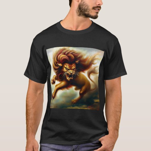Chinees foo lion (14) t-shirt (Voorkant)