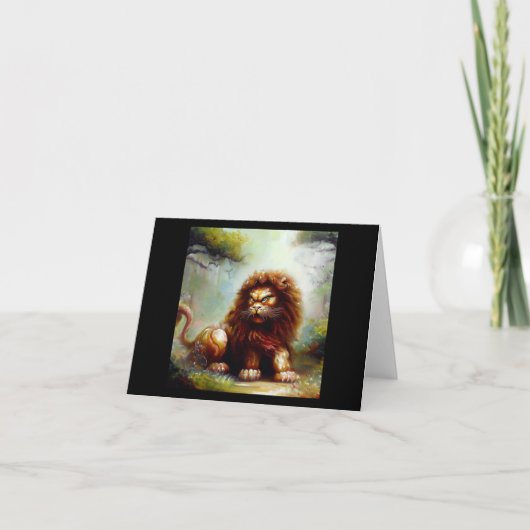 Chinees foo lion (15) kaart (Voorkant)