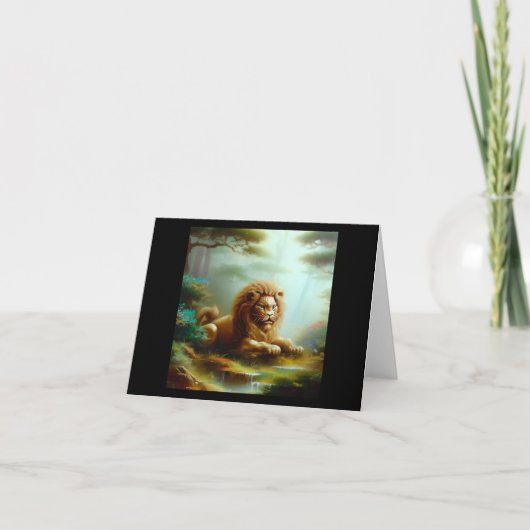 Chinees foo lion (17) kaart (Voorkant)