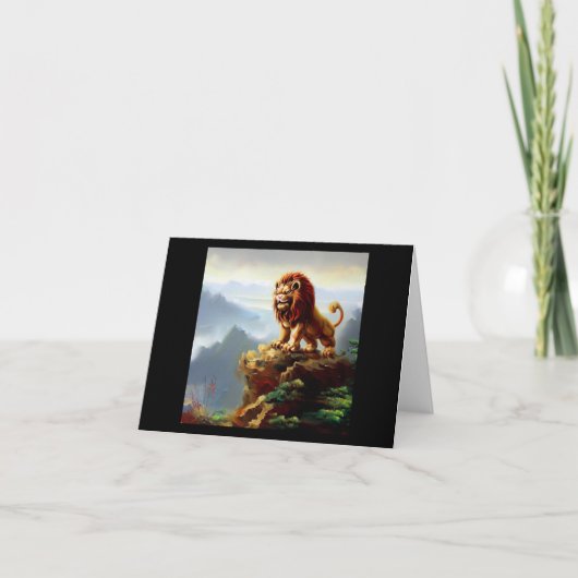 Chinees foo lion (1) kaart (Voorkant)