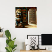 Chinees foo lion (21) poster (Thuiskantoor)
