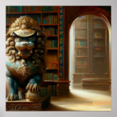 Chinees foo lion (21) poster (Voorkant)