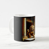 Chinees foo lion (23) koffiemok (Voorkant links)